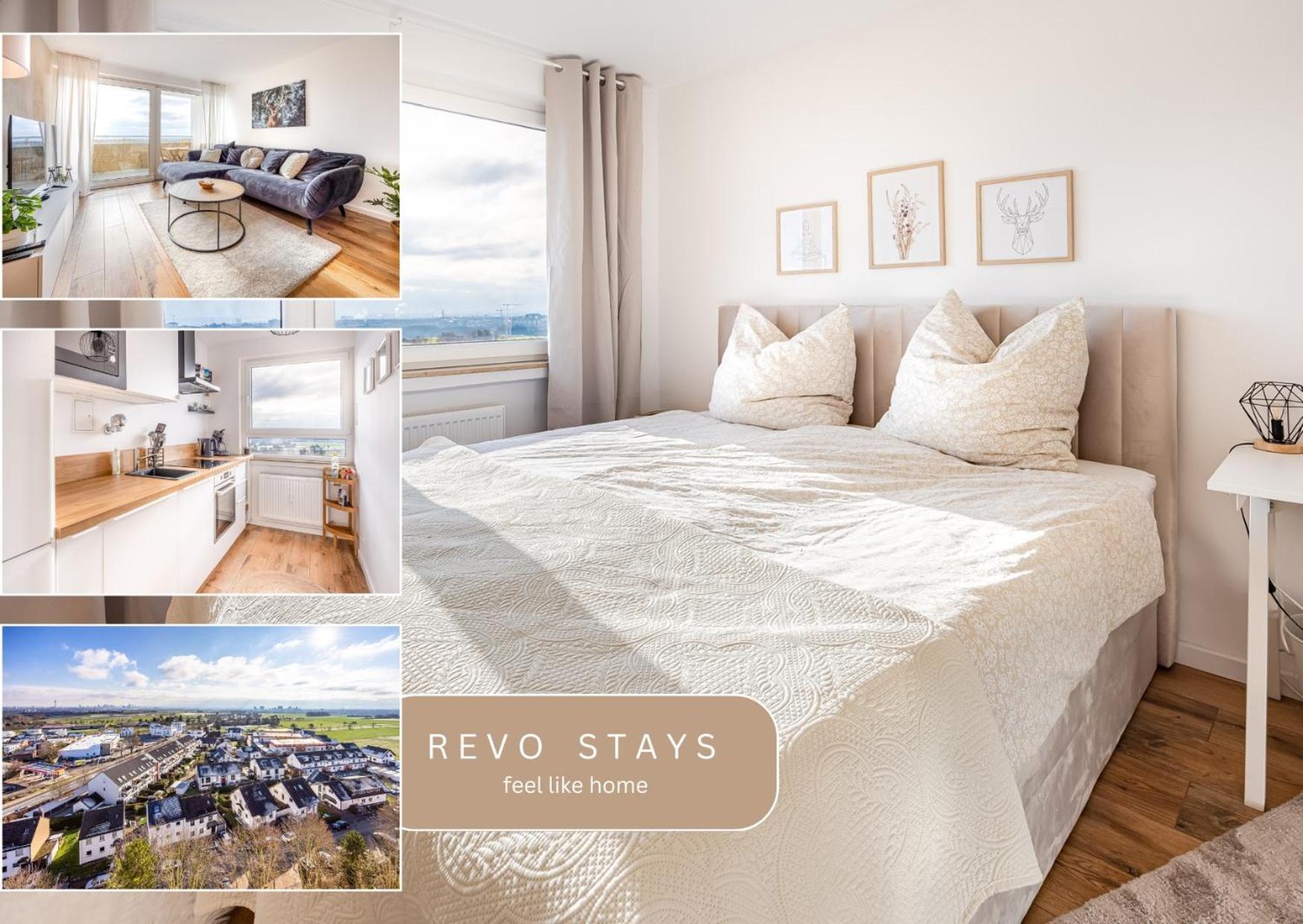Moderne 2-Zimmer-Wohnung Mit Atemberaubender Skyline Aussicht Auf Frankfurt! Steinbach im Taunus Exterior photo